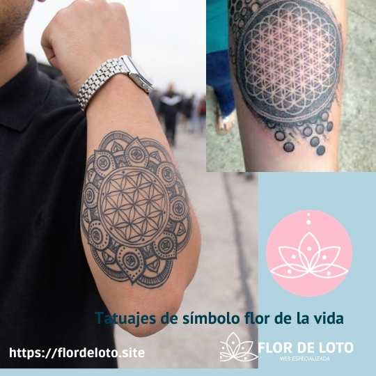 Tatuajes con el símbolo de la Flor de la vida