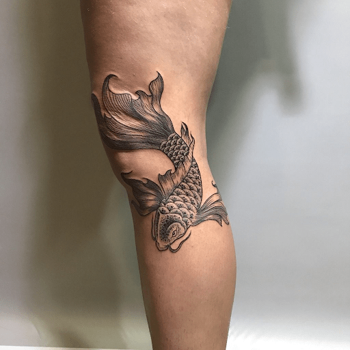 The true meaning of koi fish and lotus flower tattoo