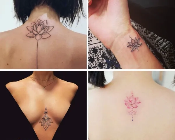 Tatuajes de flor de loto significado